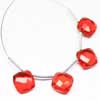 Scarlet Red Quartz Faceted Checker Square Beads Strand Quantity 2 Matching Pair (4 Beads) and Size 10x10mm approx. Hydro quartz is synthetic man made quartz. It is created in different different colors and shapes. 